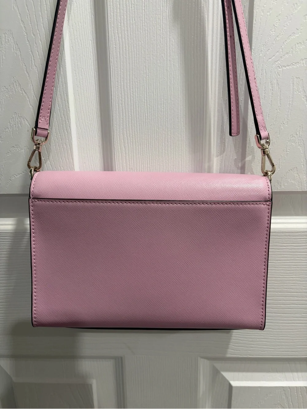 kate spade baby Pink Leather Crossbody Flap Bag